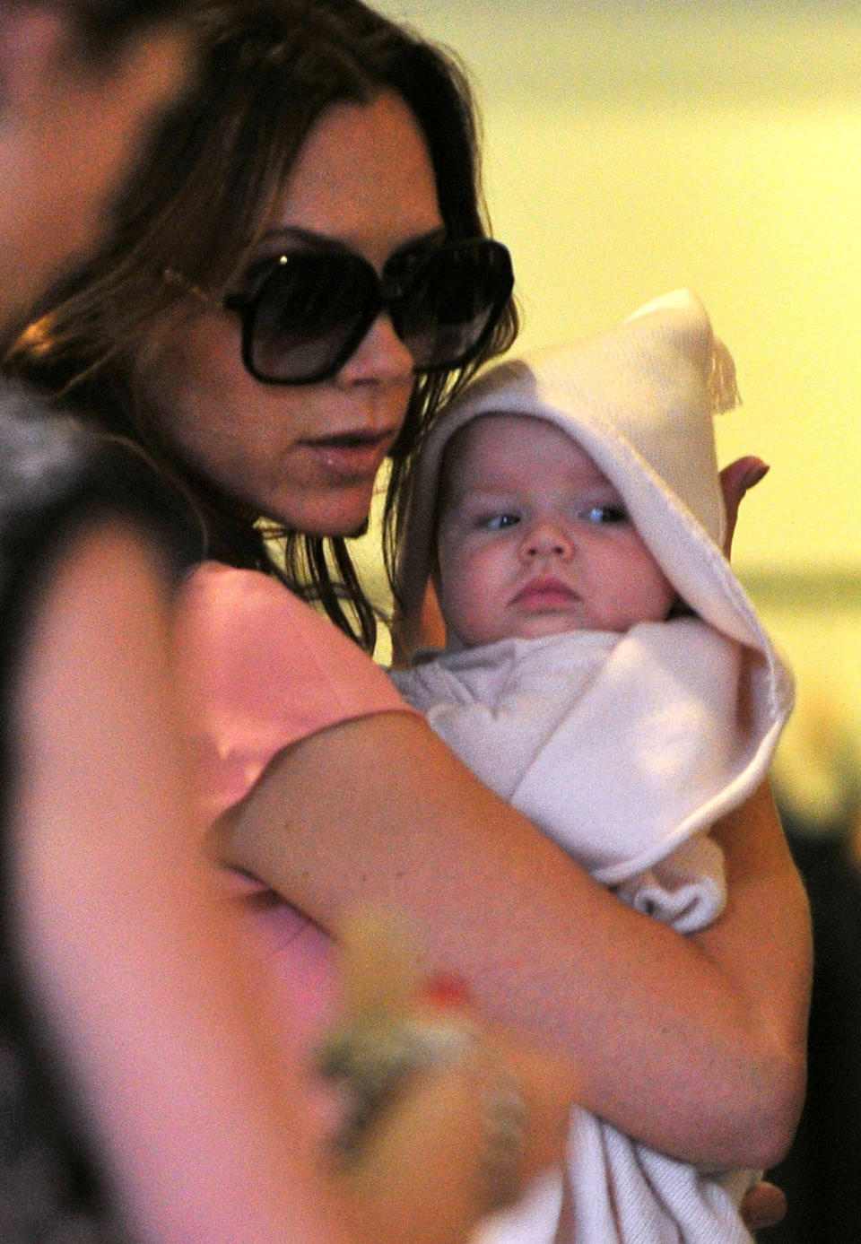 Victoria Beckham gives birth to her daughter Harper Seven Beckham. Photo: Getty Images