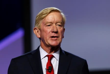 Republican U.S. Presidential candidate Bill Weld addresses the audience during the Presidential candidate forum at the annual convention of the National Association of the Advancement of Colored People (NAACP) in Detroit,