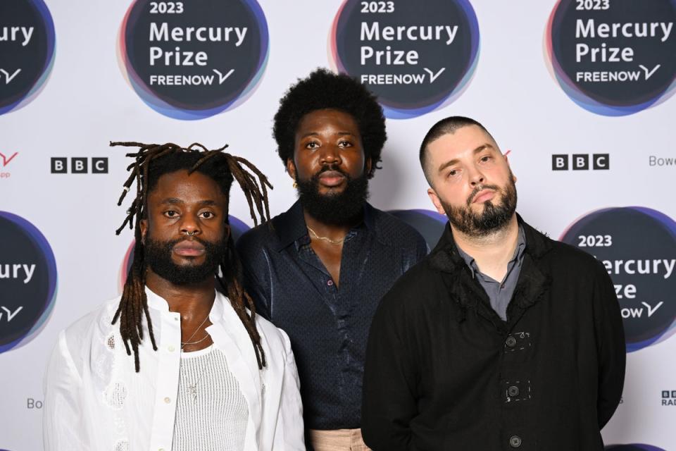 Young Fathers won the Mercury Prize 2023 with their album, ‘Heavy Heavy’, and are now up for gongs at the Brit Awards (Getty Images)