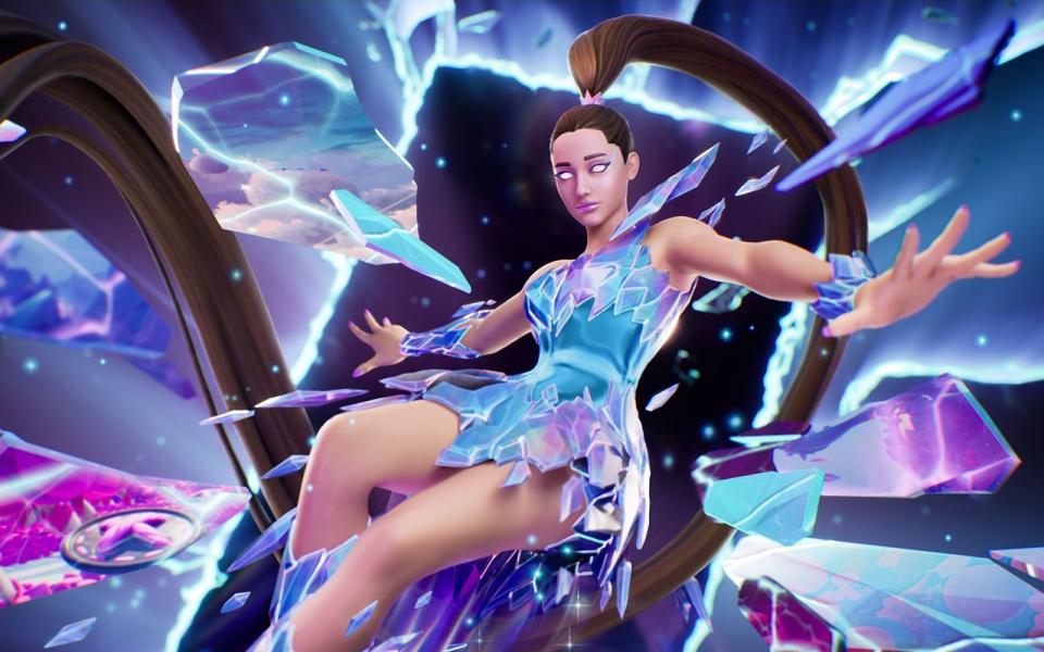 So sieht US-Popstar Ariana Grande in "Fortnite" aus. Am kommenden Wochenende ist sie Headlinerin der "Rift Tour". (Bild: Epic Games)