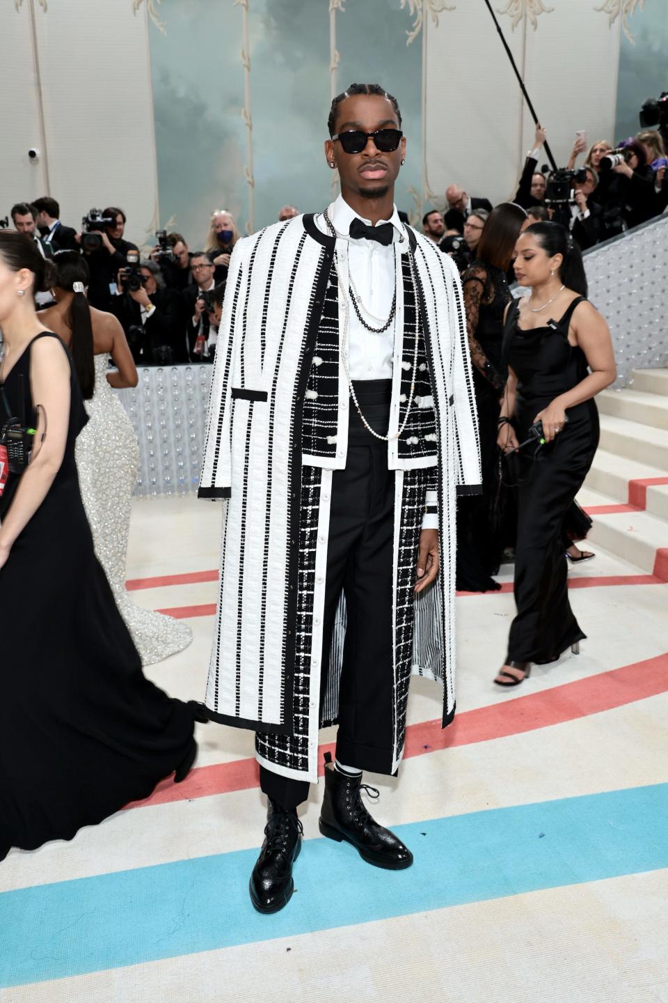 Shai Gilgeous-Alexander attends the 2023 Met Gala.