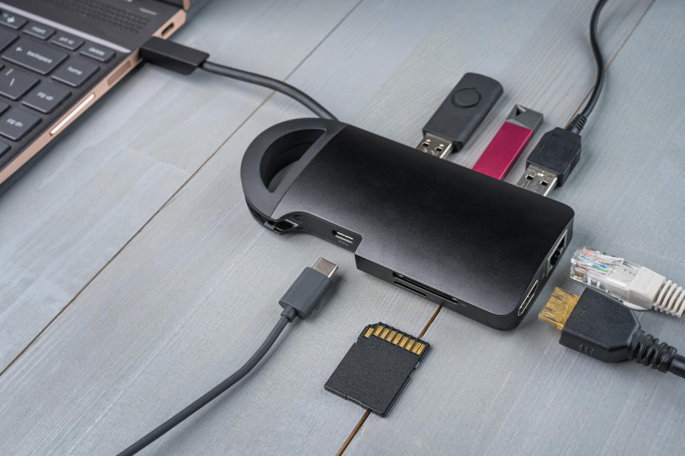 Hub USB-C. Foto: Getty