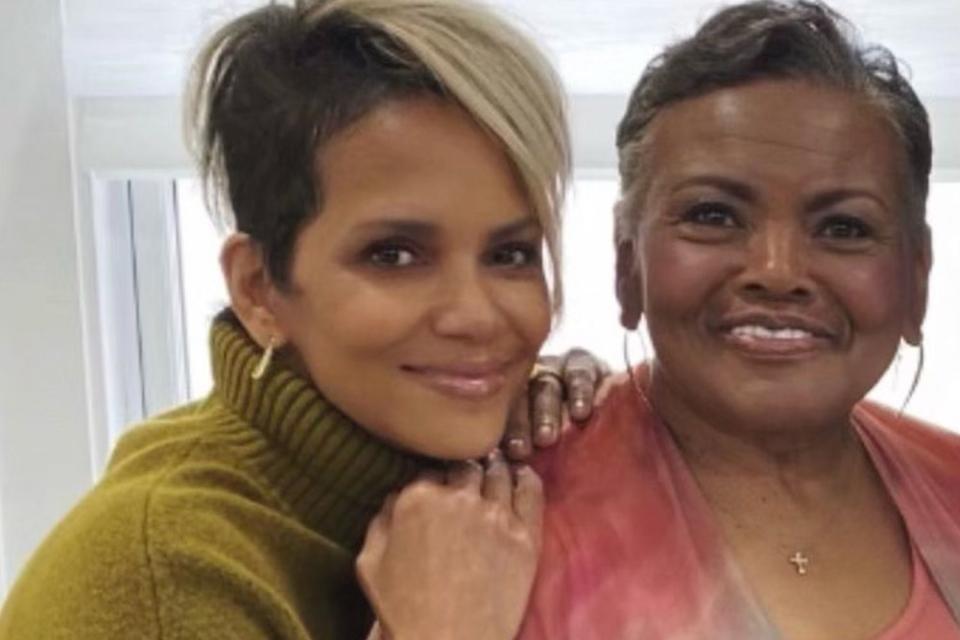 <p>Halle Berry/Instagram</p> Halle Berry and Yvonne Sims