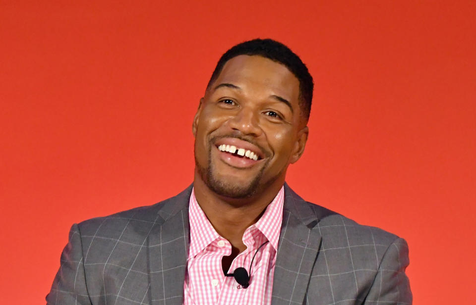 Michael Strahan smiling. (Slaven Vlasic / Slaven Vlasic)