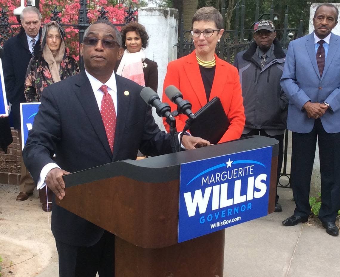 Sen. John Scott, D-Richland, was announced as the running mate of Democratic gubernatorial candidate Marguerite Willis on Tuesday, March 27, 2018.