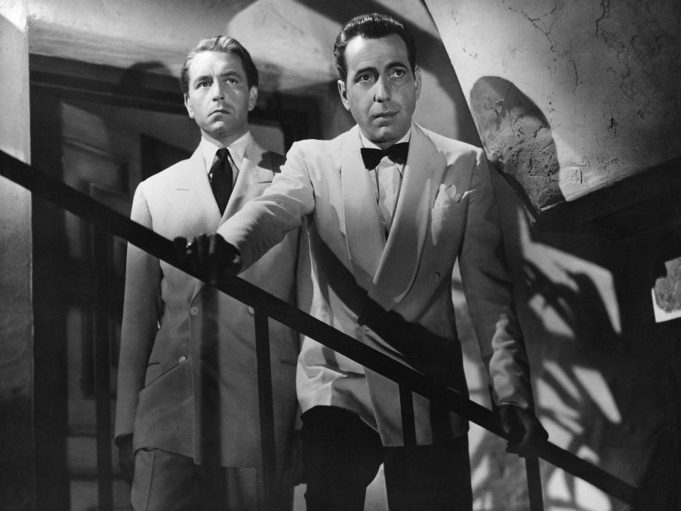 Humphrey Bogart’s character owns a nightclub in CasablancaRex Features