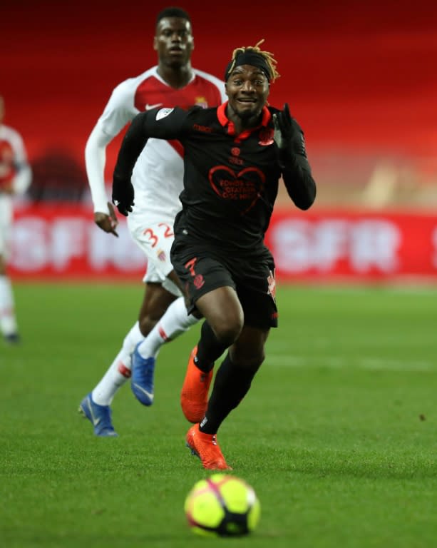 Allan Saint-Maximin scored for Nice against his old team but later missed a penalty