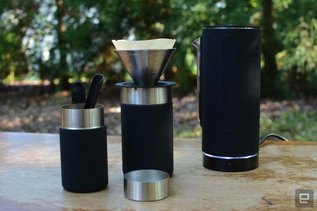 The Pakt Coffee Kit is a nearly perfect pour-over solution for travel