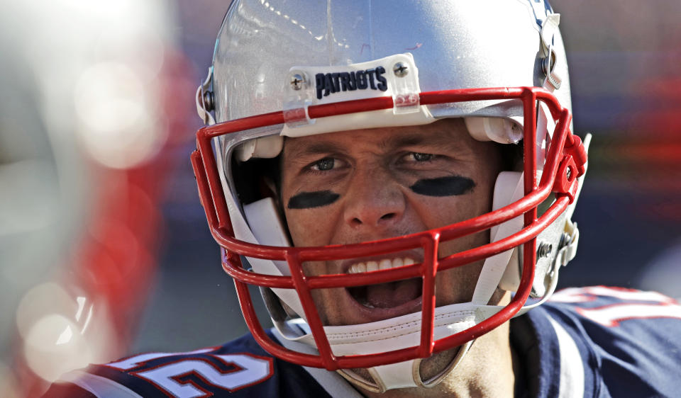 Tom Brady played well against the Panthers, but the Patriots still fell to 2-2. (AP)