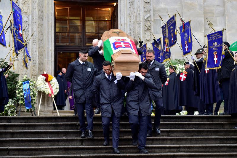 Italy bids farewell to Vittorio Emanuele of Savoy, son of Italy's last king in Turin