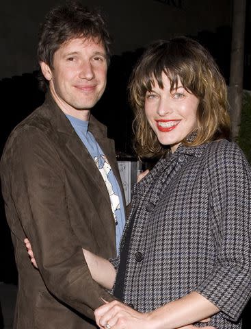 <p>Jean Baptiste Lacroix/WireImage</p> Milla Jovovich and Paul W.S. Anderson at the La Cienega Blvd. in West Hollywood, California.