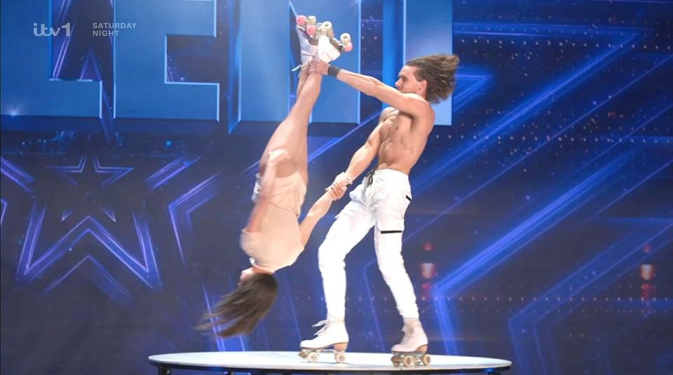 duo stardust perform on britain's got talent 2024