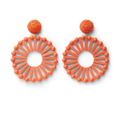 Tabitha Brown for Target Woven Circular Drop Earrings