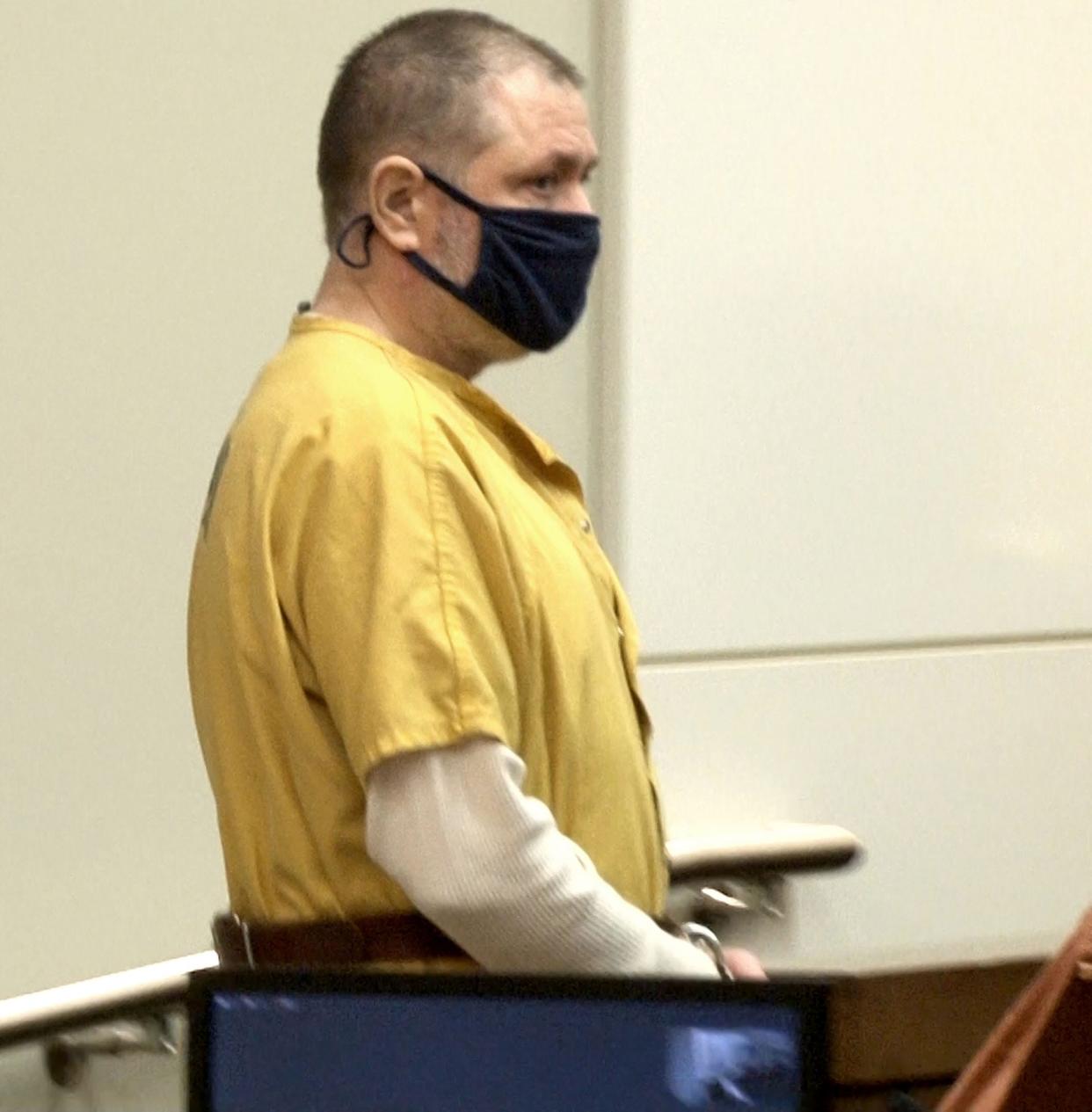 Paul Caneiro stands after a hearing before Superior Court Judge Joseph W. Oxley at the Monmouth County Courthouse in Freehold Tuesday, October 31, 2023.