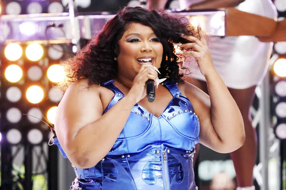 Lizzo performs on NBC’s Today show at Rockefeller Plaza on Friday, July 15, 2022, in New York. (Photo by Charles Sykes/Invision/AP, File)