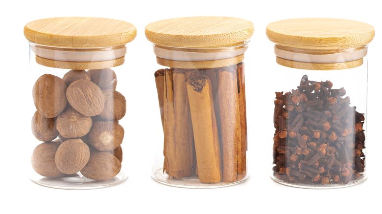 spices in jars