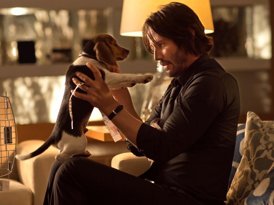 john wick keanu dog