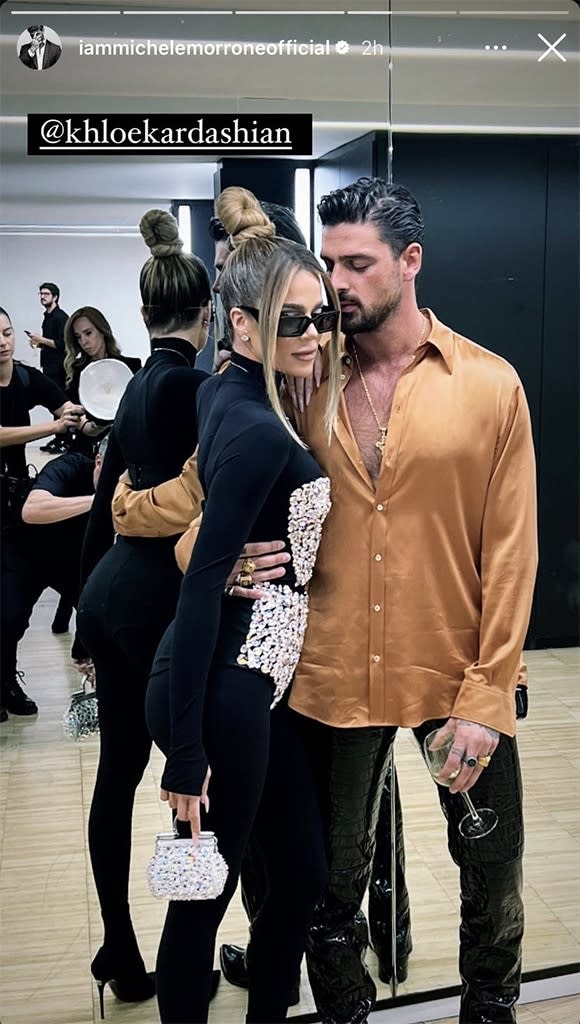 Khloe Kardashian, Michele Morrone, Instagram