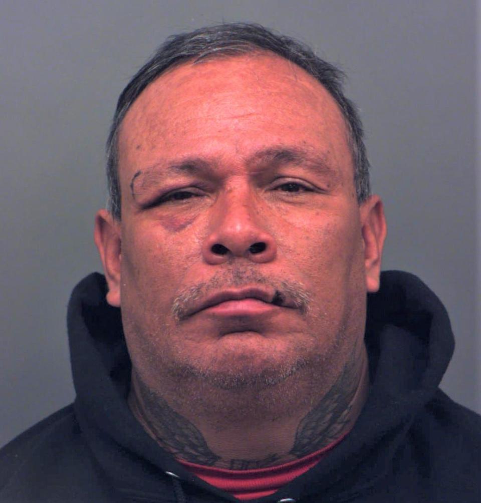 Guillermo Hernandez is accused of robbing a group of migrants outside the Greyhound bus station in Downtown El Paso on Sunday.