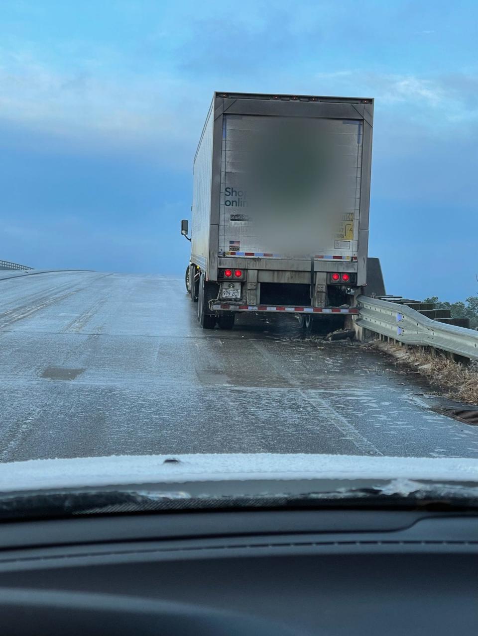 The Swain's Cut Bridge at Oak Island was temporarily closed Saturday, Jan. 22, 2022, while crews worked to remove a stranded truck.