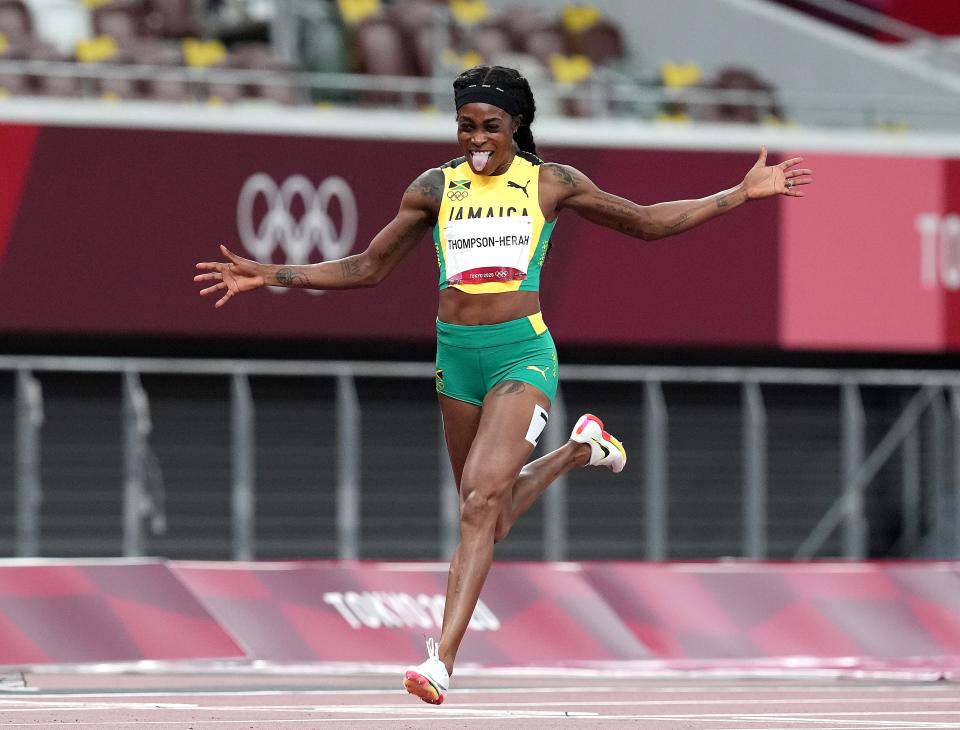 Elaine Thompson-Herah is among those to break records in Tokyo (Martin Rickett/PA) (PA Wire)