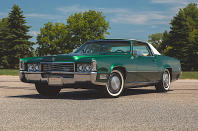 <p>The eighth-generation Eldorado, launched one year after the Oldsmobile Toronado, shared that car’s front-wheel drive layout, but in one respect Cadillac went a stage further. In 1970, the Eldorado became available with an <strong>8.2-litre V8</strong> engine, beating its own previous record of <strong>7.7 litres</strong>.</p><p>How controversial this was depended on where you lived. In Europe, where any manufacturer which tried it would have been suspected of sniffing glue, putting the power of such a monster motor through the front wheels seemed like madness. In North America, where very different driving conditions applied, it made perfect sense. Cadillac continued to use the powertrain throughout the ninth generation, abandoning it only when the downsized tenth arrived in 1979.</p>