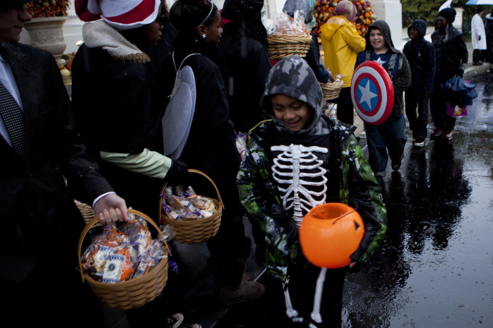 President Obama And The First Lady Host Halloween Party For Military Families