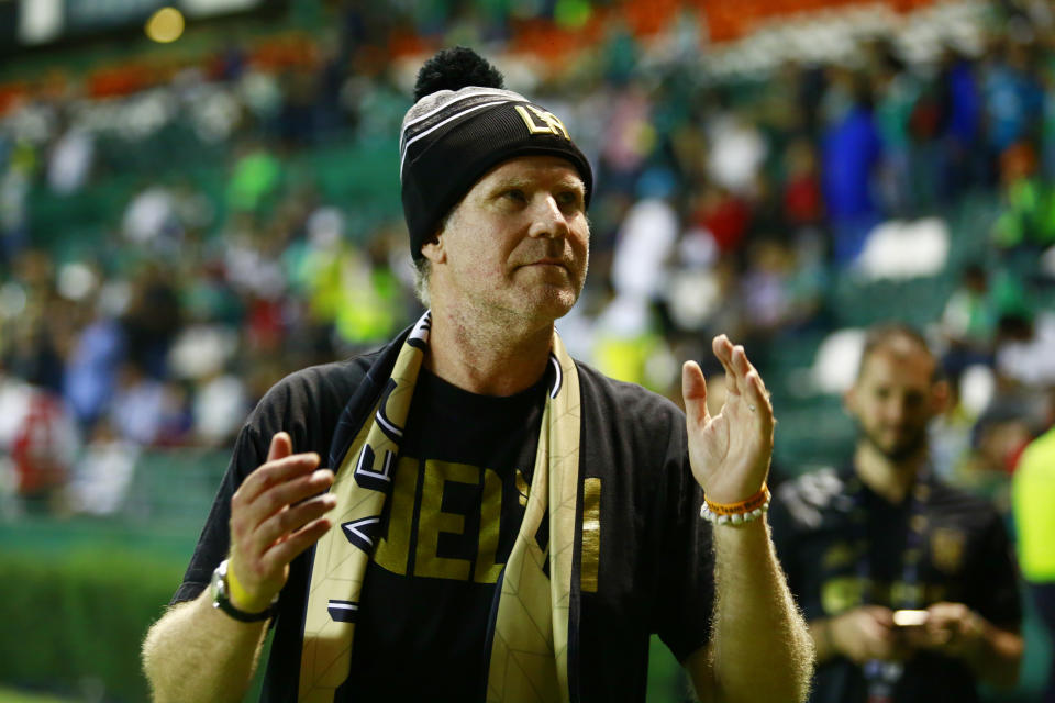 LAFC co-owner/super fan Will Ferrell. (Leopoldo Smith/Getty)