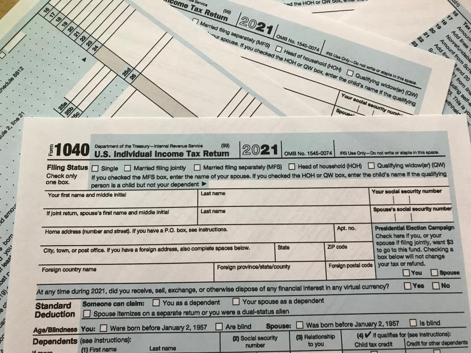 If your 2021 tax return has no issues, the IRS said most people can expect to receive a refund within 21 days of when they file electronically if they choose direct deposit.&#xa0;
The average tax refund last year was more than $2,800.