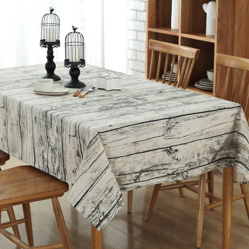 Maroneia Vintage Wood Tablecloth