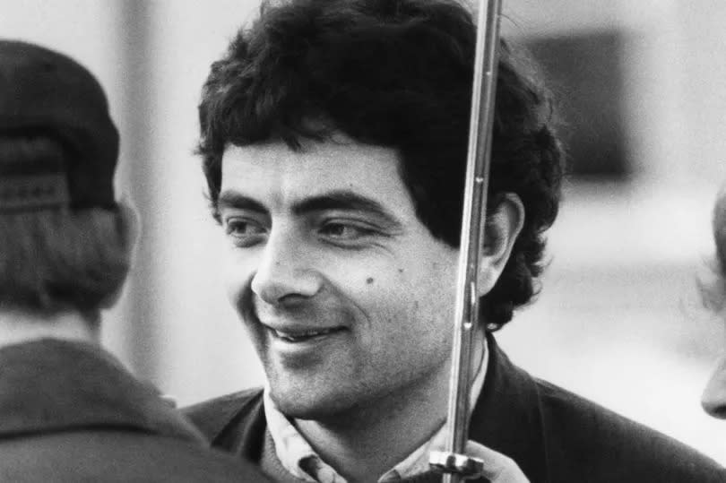 Rowan Atkinson, pictured back in 1987