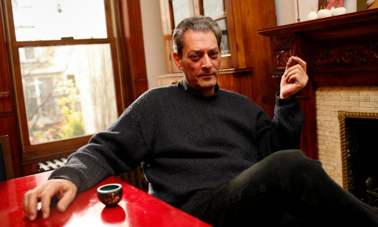 <span>Paul Auster was literary Brooklyn’s first great pinup.</span><span>Photograph: Timothy Fadek/Corbis/Getty</span>