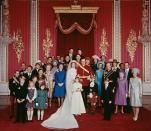 <p>Princess Anne's official wedding portrait.</p>