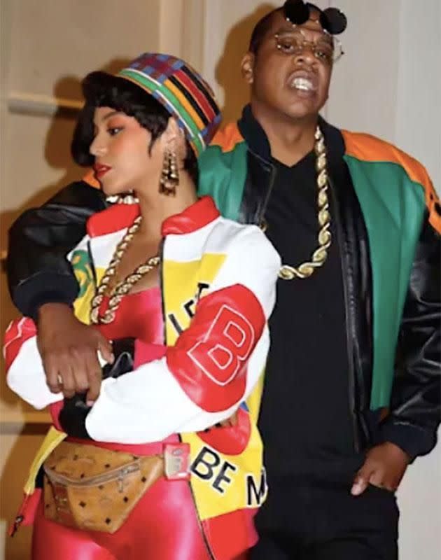 Jay Z was dressed as Dwayne Wayne from the show A Different World. Source: Instagram