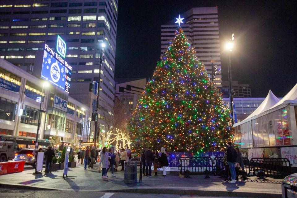 Prolink's Light Up the Square, the official tree-lighting celebration on Fountain Square, takes place from 6-10 p.m. Nov. 24.