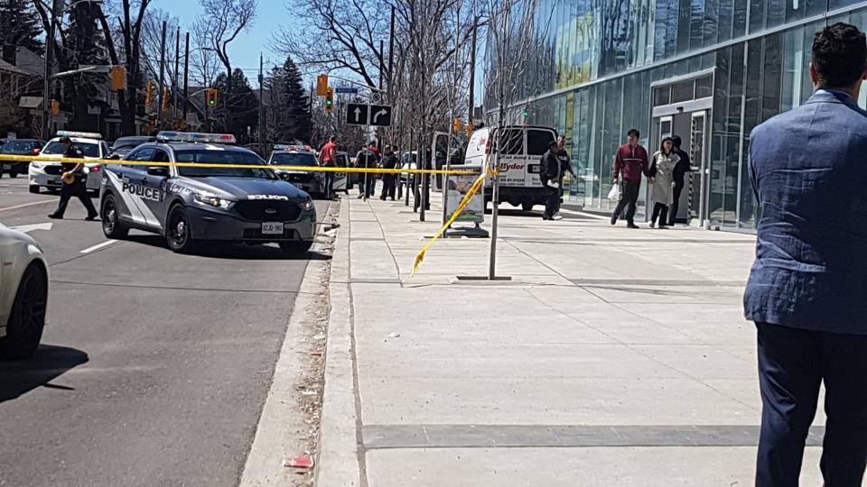 Scene of van incident in Toronto