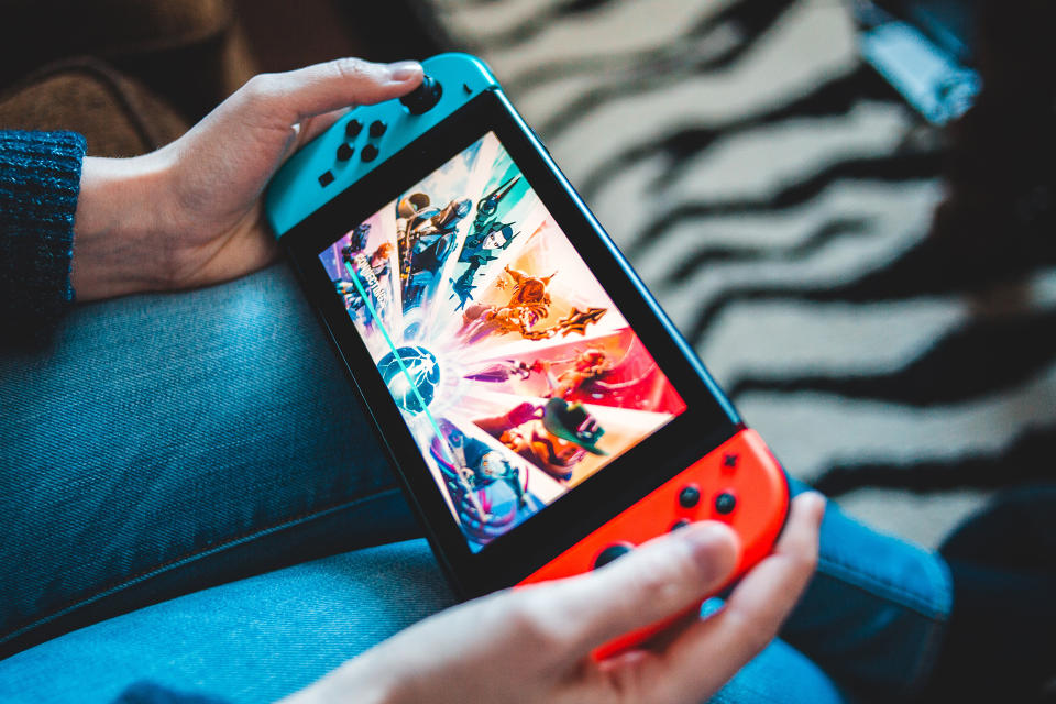 Nintendo Switch playing 'Fortnite'