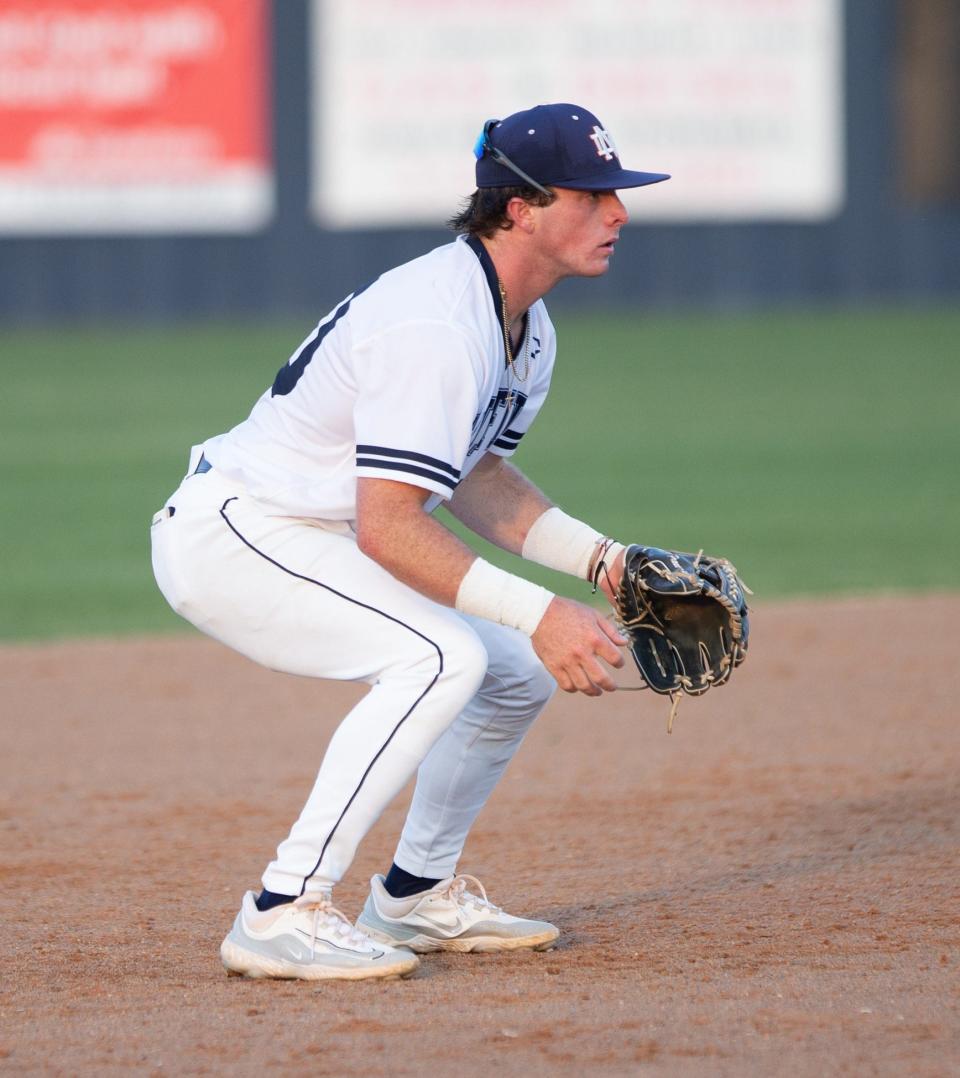 North Desoto swept Kaplan in a Bi-District Baseball Playoff game, Friday, April 19 2024, at North Desoto High School, Stonewall, LA.