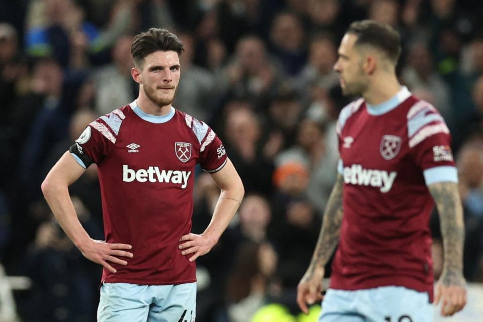 Declan Rice will be leaving in the summer (REUTERS)