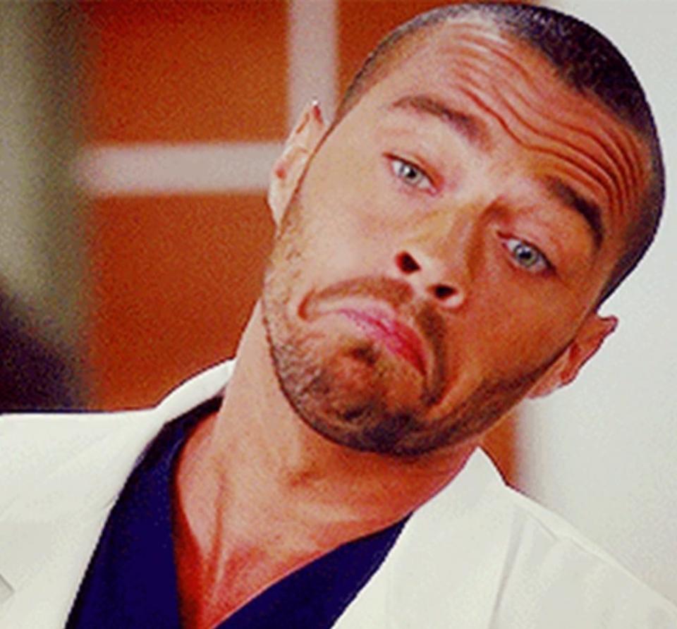 Jesse Williams as Jackson looks impressed in &quot;Grey&#39;s Anatomy&quot;