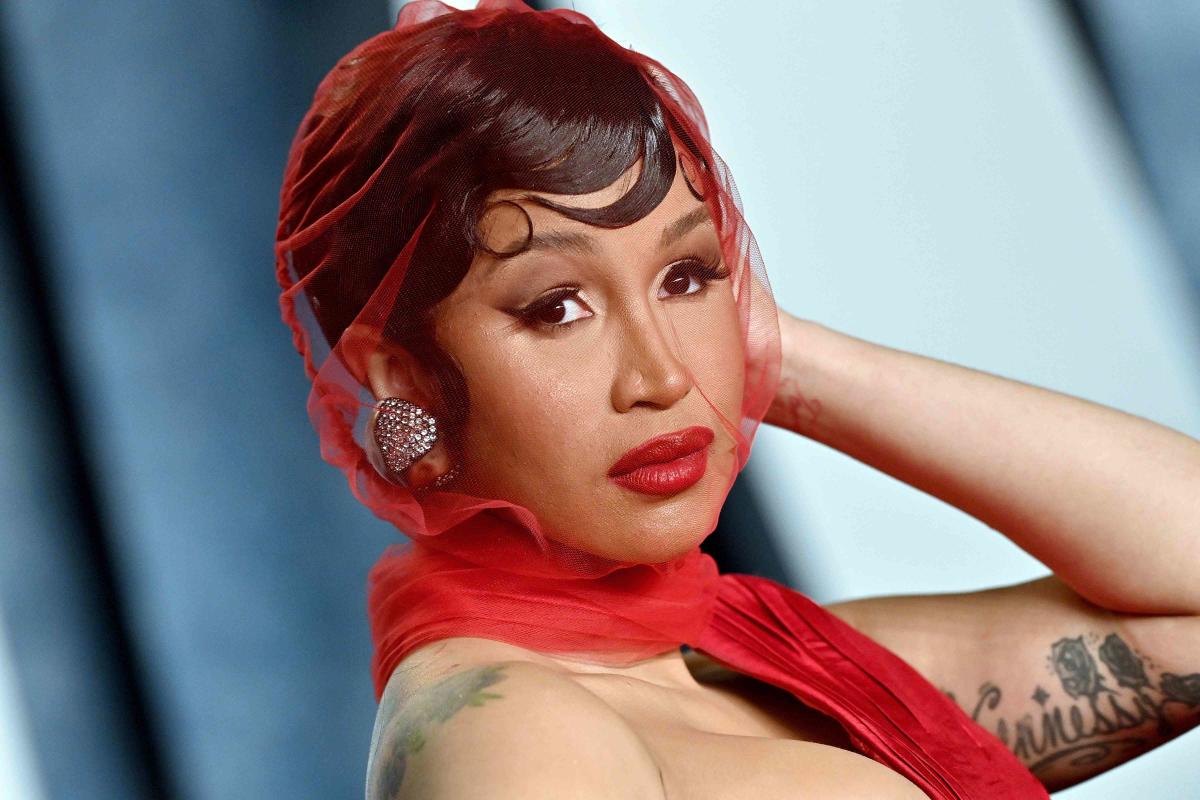 Cardi B's Diamond Ball Dress: Rapper Stuns In Pink Gown