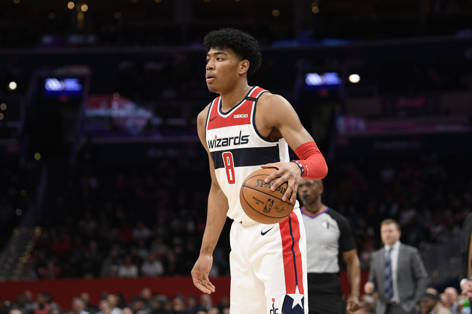 八村壘（Rui Hachimura ）。（AP Photo/Nick Wass）