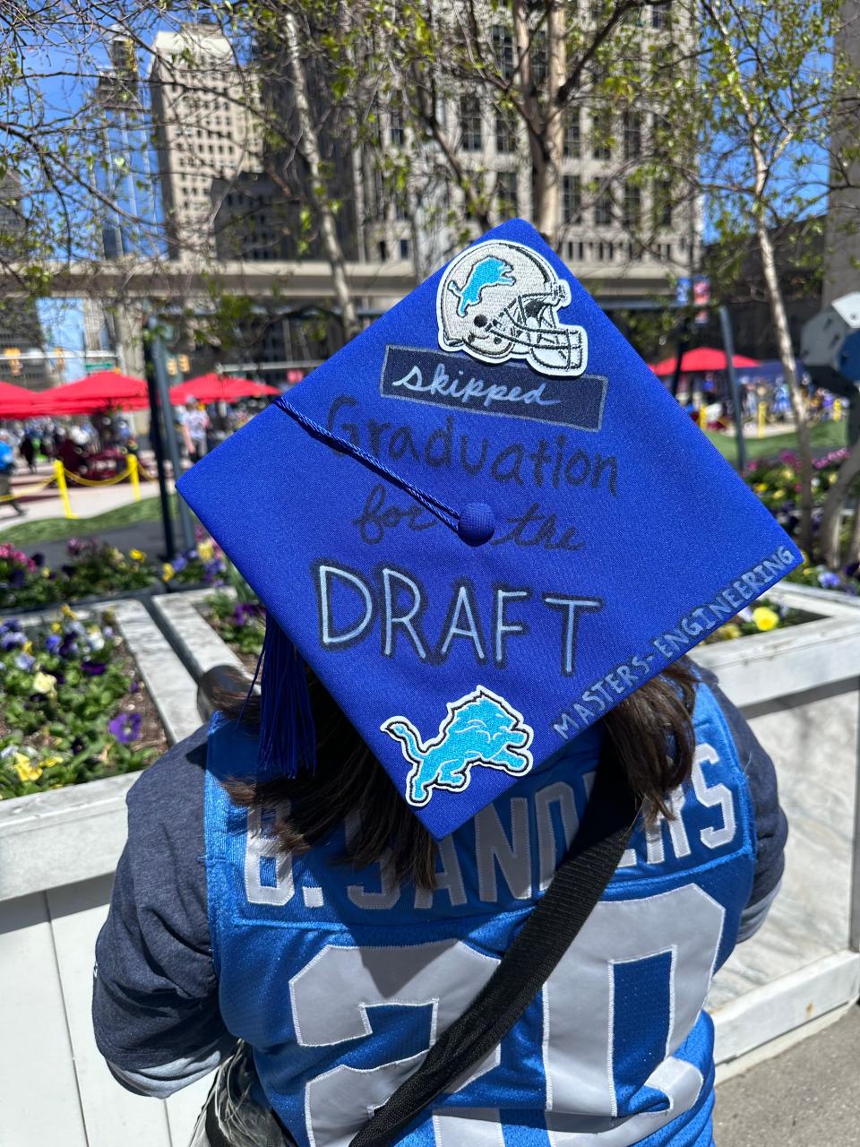 Kayla Wilson's graduation cap