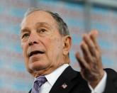Democratic presidential candidate Bloomberg at campaign event in Raleigh, North Carolina