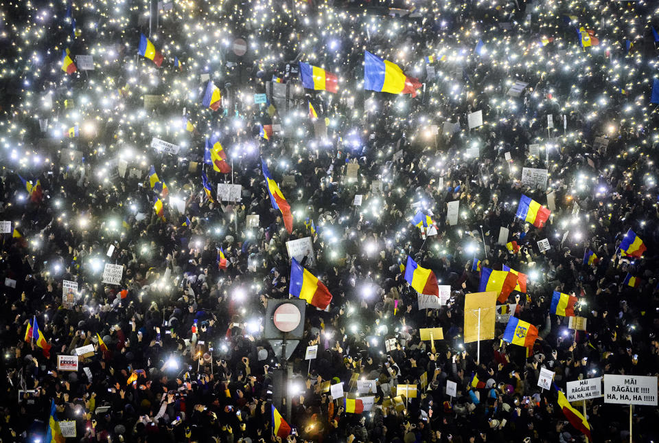 Protest in Bucharest