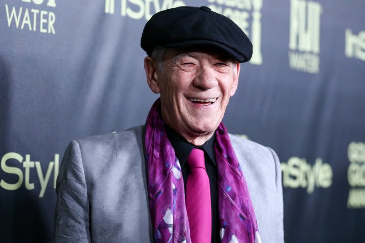 Ian McKellen at a Hollywood event in 2015. 