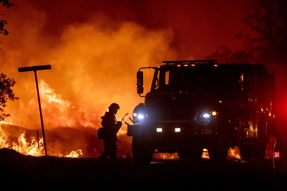 <p>Redding, Calif. on July 27, 2018. (Photo: Josh Edelson/AFP/Getty Images) </p>