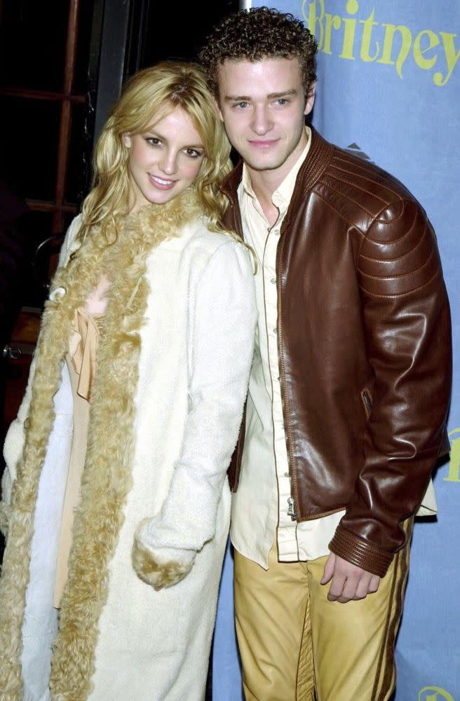 Britney Spears and Justin Timberlake in 2001 | Charles Sykes/Shutterstock