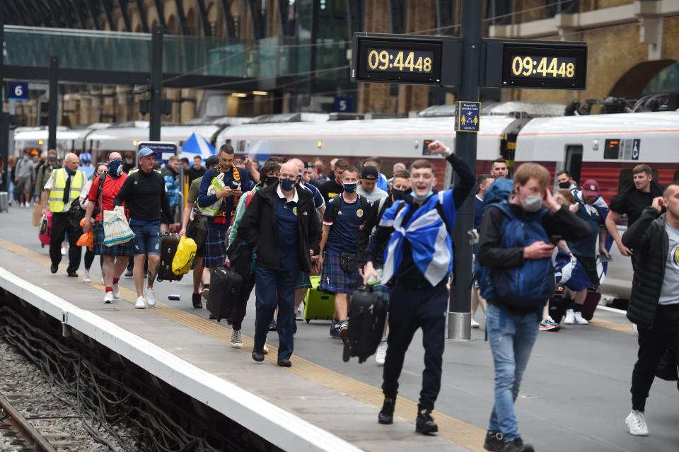 Some believe more than 20,000 Scottish fans have travelled for the match (Jeremy Selwyn)