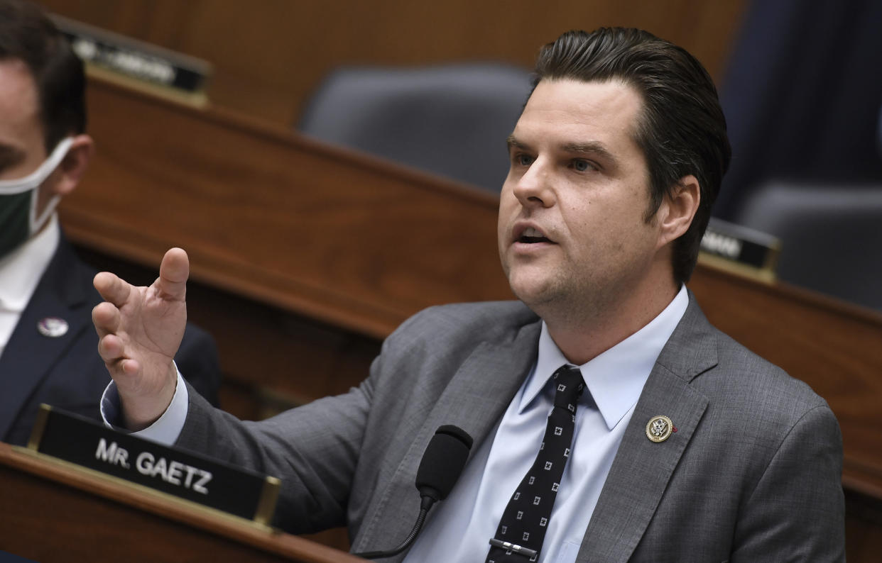 Greenberg’s cooperation could play a role in the ongoing investigation into Rep. Matt Gaetz. (Olivier Douliery/Pool via AP)